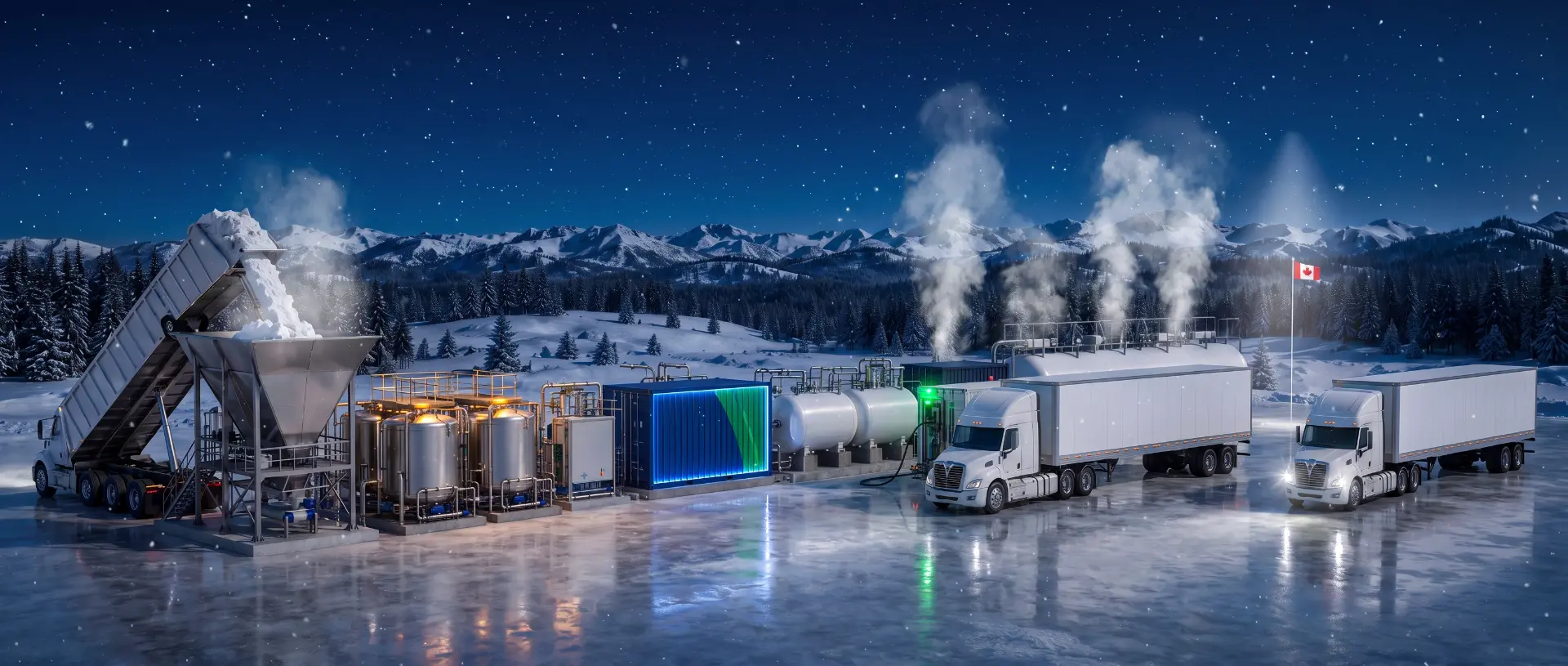 Chaîne de production d'hydrogène vert NÉVÉRS ENERGY